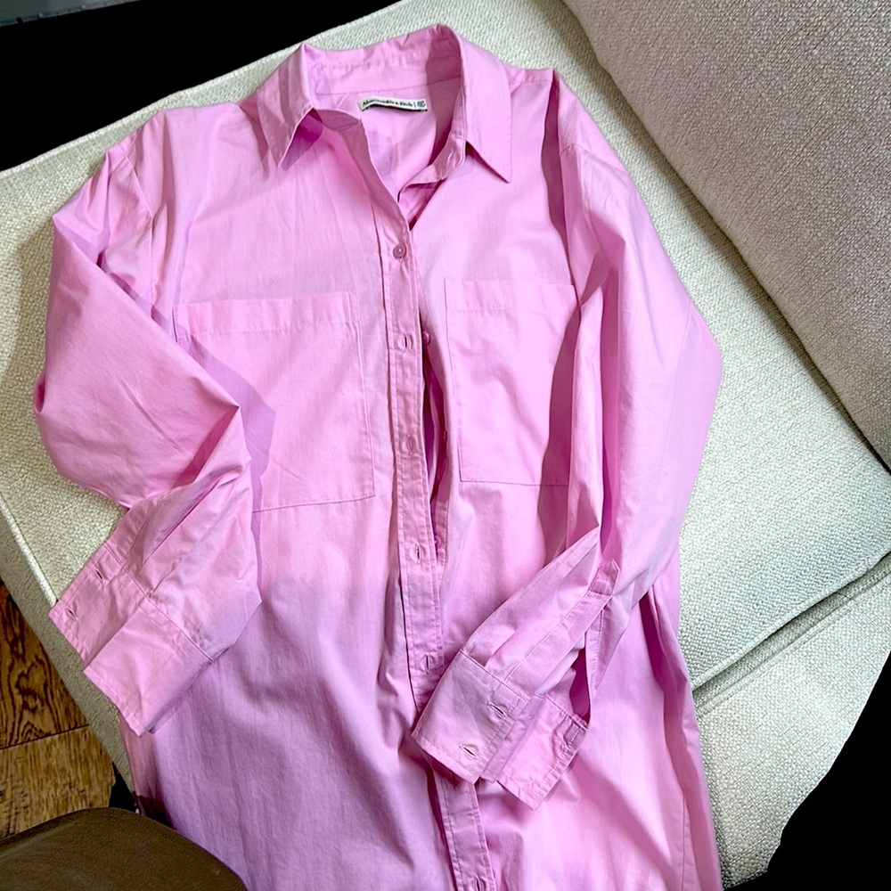 Brand new, never worn Abercrombie and Fitch oversize T-shirt dress Xs